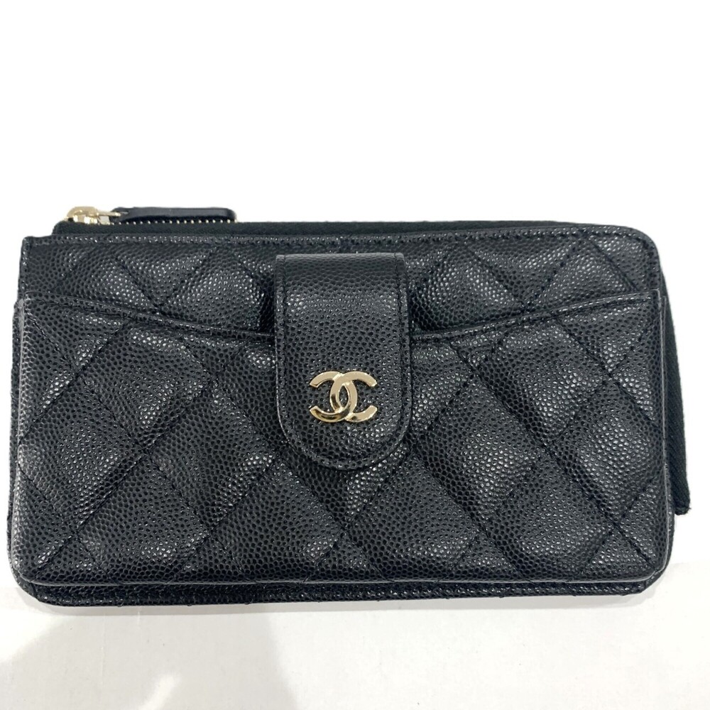 CHANEL Black Caviar Leather Pouch - Picture 1 of 6